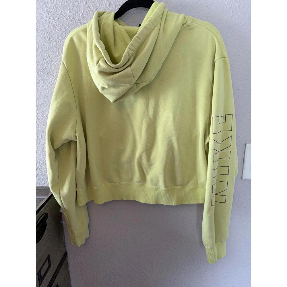 Nike Air Yellow Cropped Hoodie size 1X. Better for XL/XXL - Picture 5 of 5